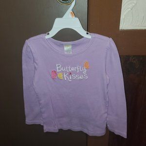 Gymboree Butterfly Kisses Purple long sleeve - size 5